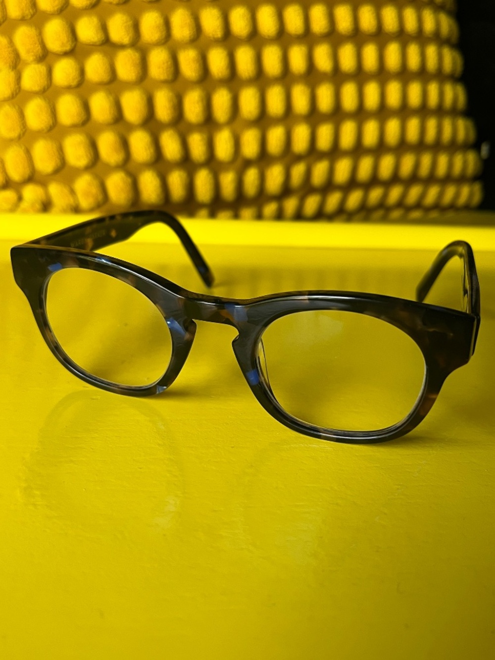 Warby Parker Kimball "Tanzanite Tortoise" Brown/Blue Tortoise Frames, Unisex - Picture 6 of 9